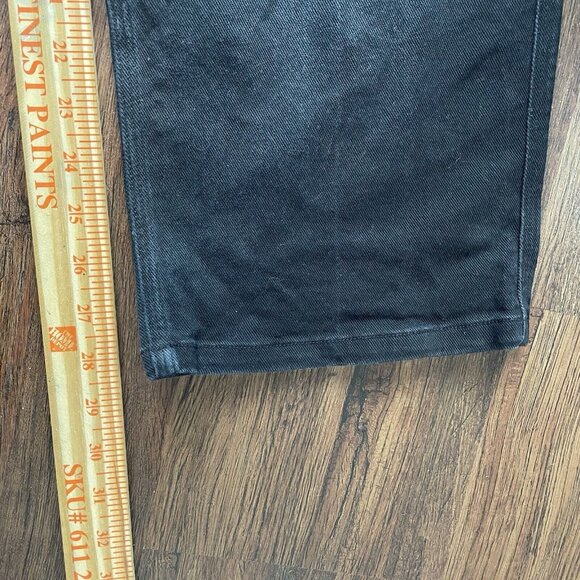 Nike 90’s Vintage Denim Black Jeans Loose Baggy Hip Hop Grunge Men’s Size 28 - Picture 8 of 11